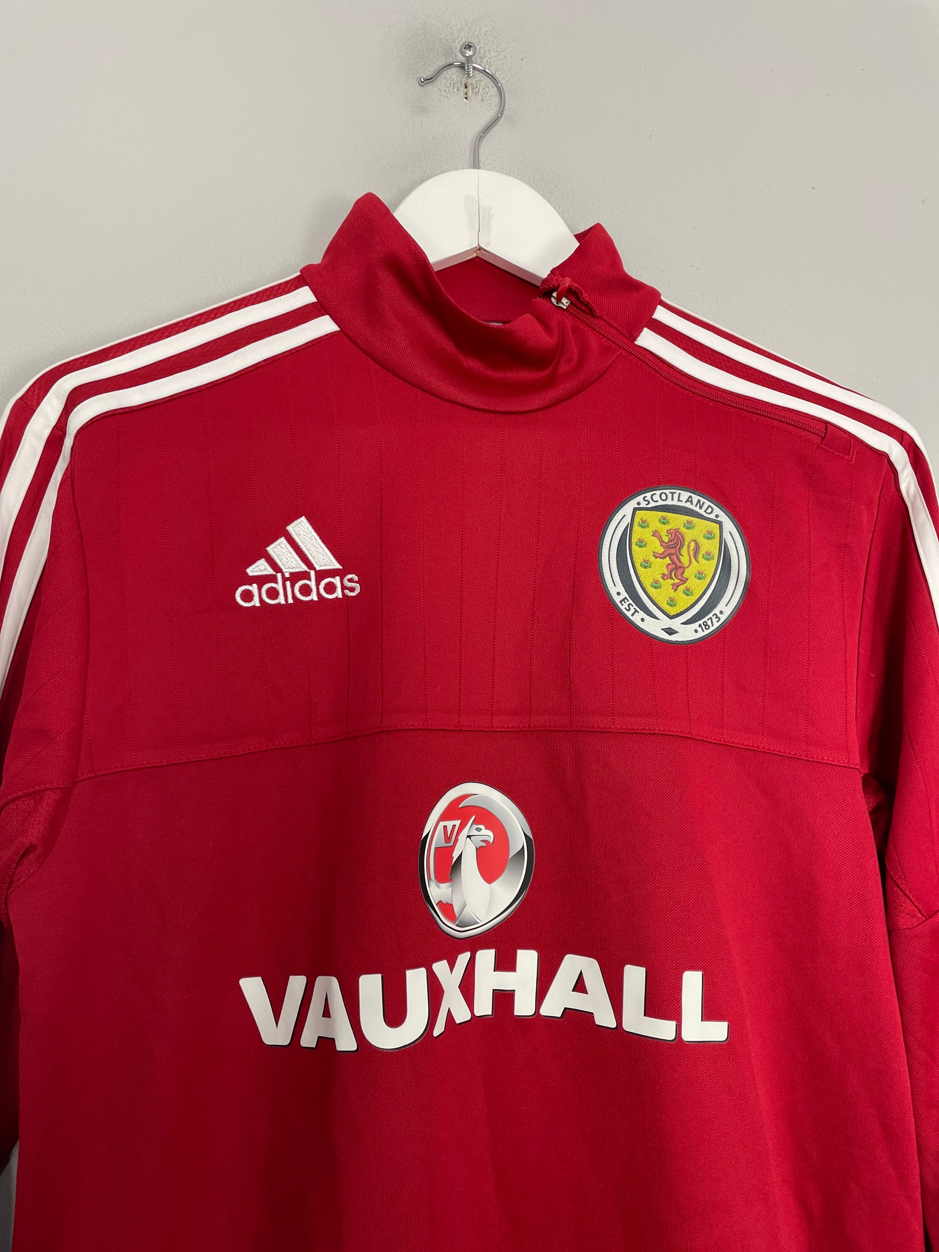 Shop 2015/16 SCOTLAND DRILL TOP (S) ADIDAS, classic football shirts, vintage football shirts & retro soccer jerseys at Cult Kits