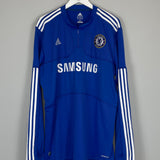 Shop 2009/10 CHELSEA DROGBA #11 L/S HOME SHIRT (XL) ADIDAS, classic football shirts, vintage football shirts & retro soccer jerseys at Cult Kits