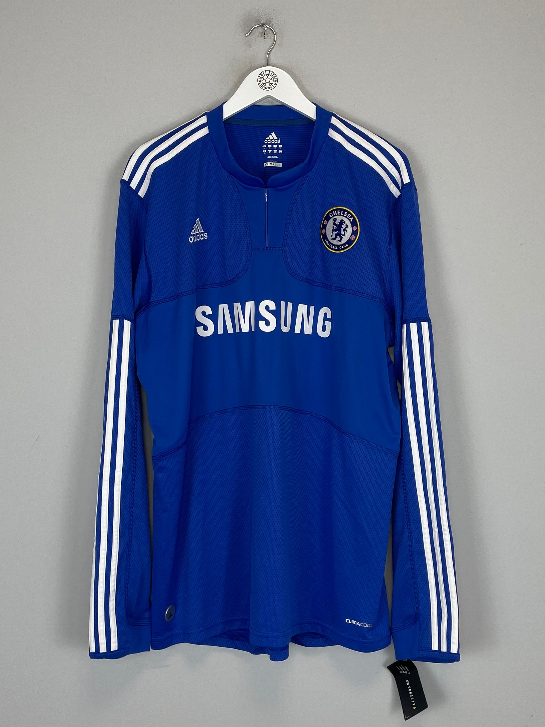 Shop 2009/10 CHELSEA DROGBA #11 L/S HOME SHIRT (XL) ADIDAS, classic football shirts, vintage football shirts & retro soccer jerseys at Cult Kits