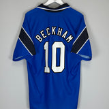 1996/98 MANCHESTER UNITED BECKHAM #10 THIRD SHIRT (XL) UMBRO