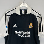 Shop 2001/02 REAL MADRID FIGO #10 AWAY SHIRT (M) ADIDAS, classic football shirts, vintage football shirts & retro soccer jerseys at Cult Kits