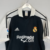 Shop 2001/02 REAL MADRID FIGO #10 AWAY SHIRT (M) ADIDAS, classic football shirts, vintage football shirts & retro soccer jerseys at Cult Kits