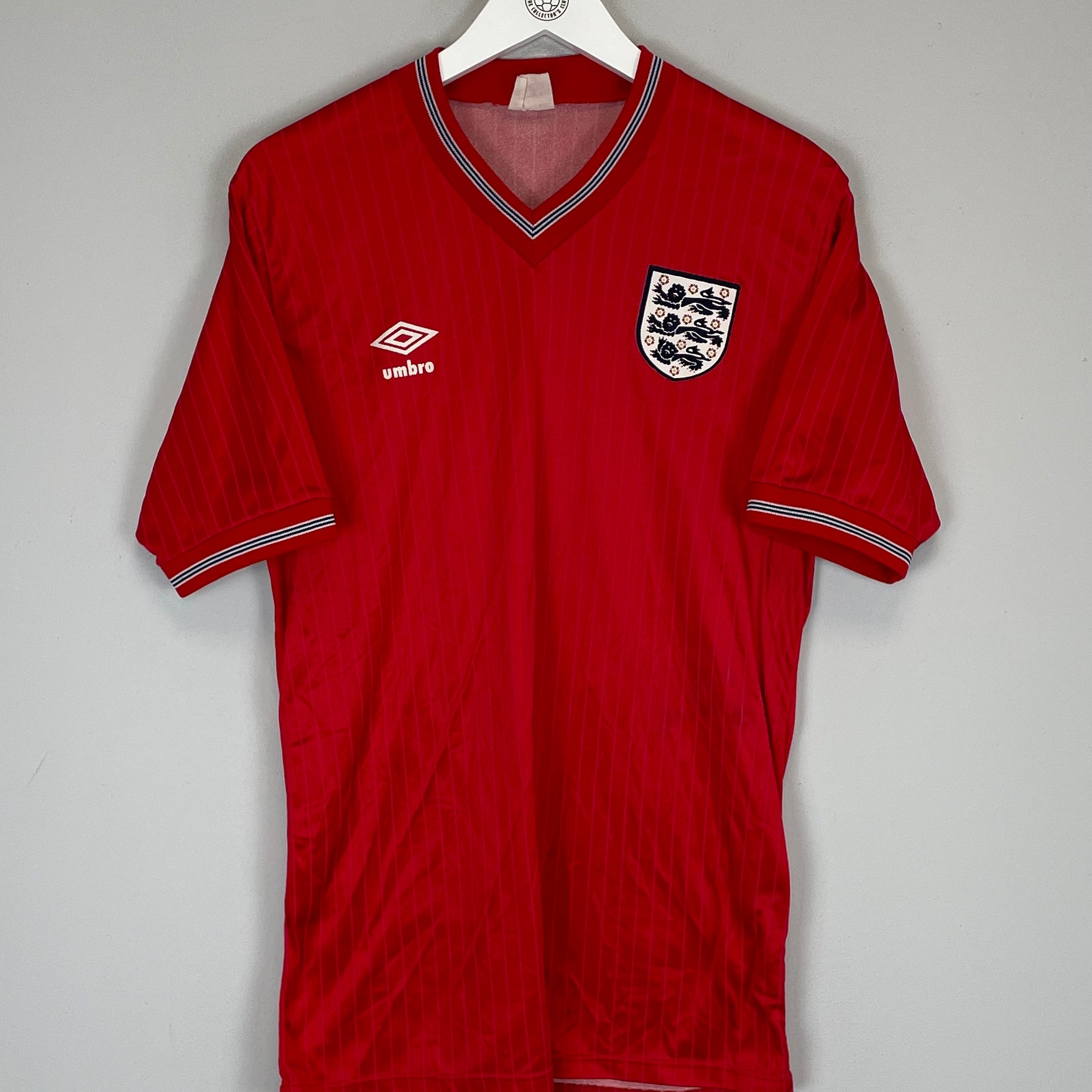 Shop 1984/87 ENGLAND TEMPLATE AWAY SHIRT (S) UMBRO, classic football shirts, vintage football shirts & retro soccer jerseys at Cult Kits