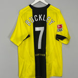 2005/06 DORTMUND BUCKLEY #7 *MATCH ISSUE* HOME SHIRT (L) NIKE