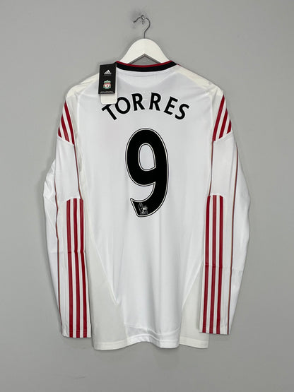 2010/11 LIVERPOOL TORRES #9 *PLAYER ISSUE* BNWT L/S AWAY SHIRT (L) ADIDAS