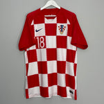 Shop 2018/19 CROATIA REBIC #18 HOME SHIRT (XL) NIKE, classic football shirts, vintage football shirts & retro soccer jerseys at Cult Kits
