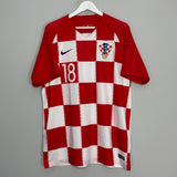 Shop 2018/19 CROATIA REBIC #18 HOME SHIRT (XL) NIKE, classic football shirts, vintage football shirts & retro soccer jerseys at Cult Kits