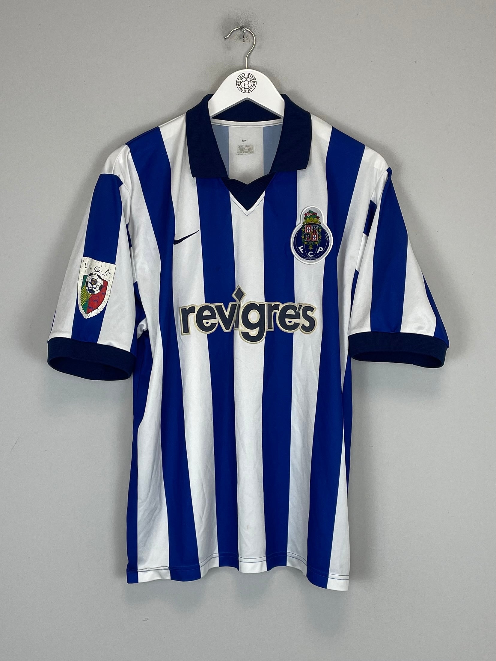 Shop 2002/03 PORTO HOME SHIRT (L) NIKE, classic football shirts, vintage football shirts & retro soccer jerseys at Cult Kits