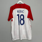 Shop 2018/19 CROATIA REBIC #18 HOME SHIRT (XL) NIKE, classic football shirts, vintage football shirts & retro soccer jerseys at Cult Kits