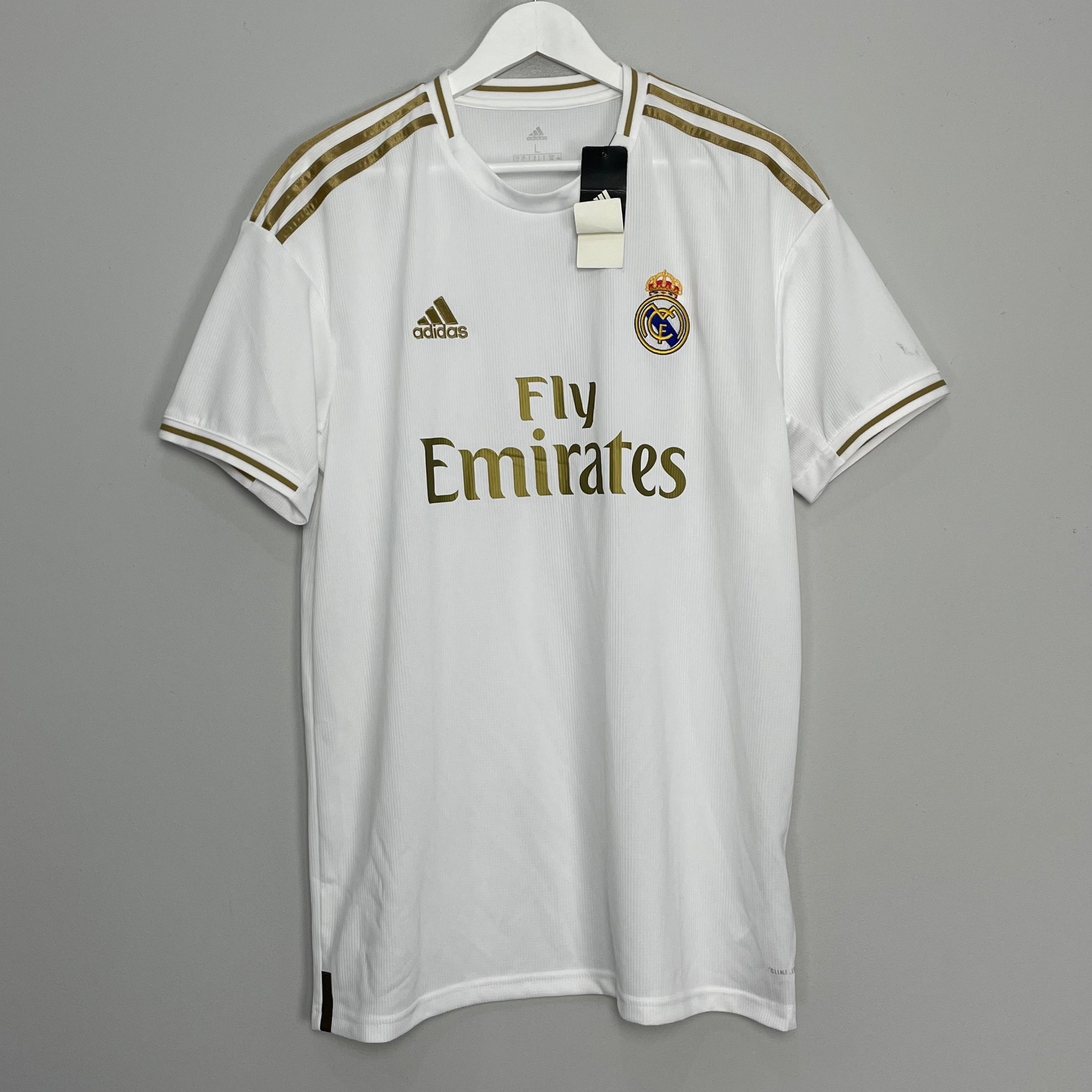 Shop 2019/20 REAL MADRID *BNWT* HOME SHIRT (L) ADIDAS, classic football shirts, vintage football shirts & retro soccer jerseys at Cult Kits