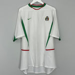 Shop 2002/04 MEXICO AWAY SHIRT (XL) NIKE, classic football shirts, vintage football shirts & retro soccer jerseys at Cult Kits