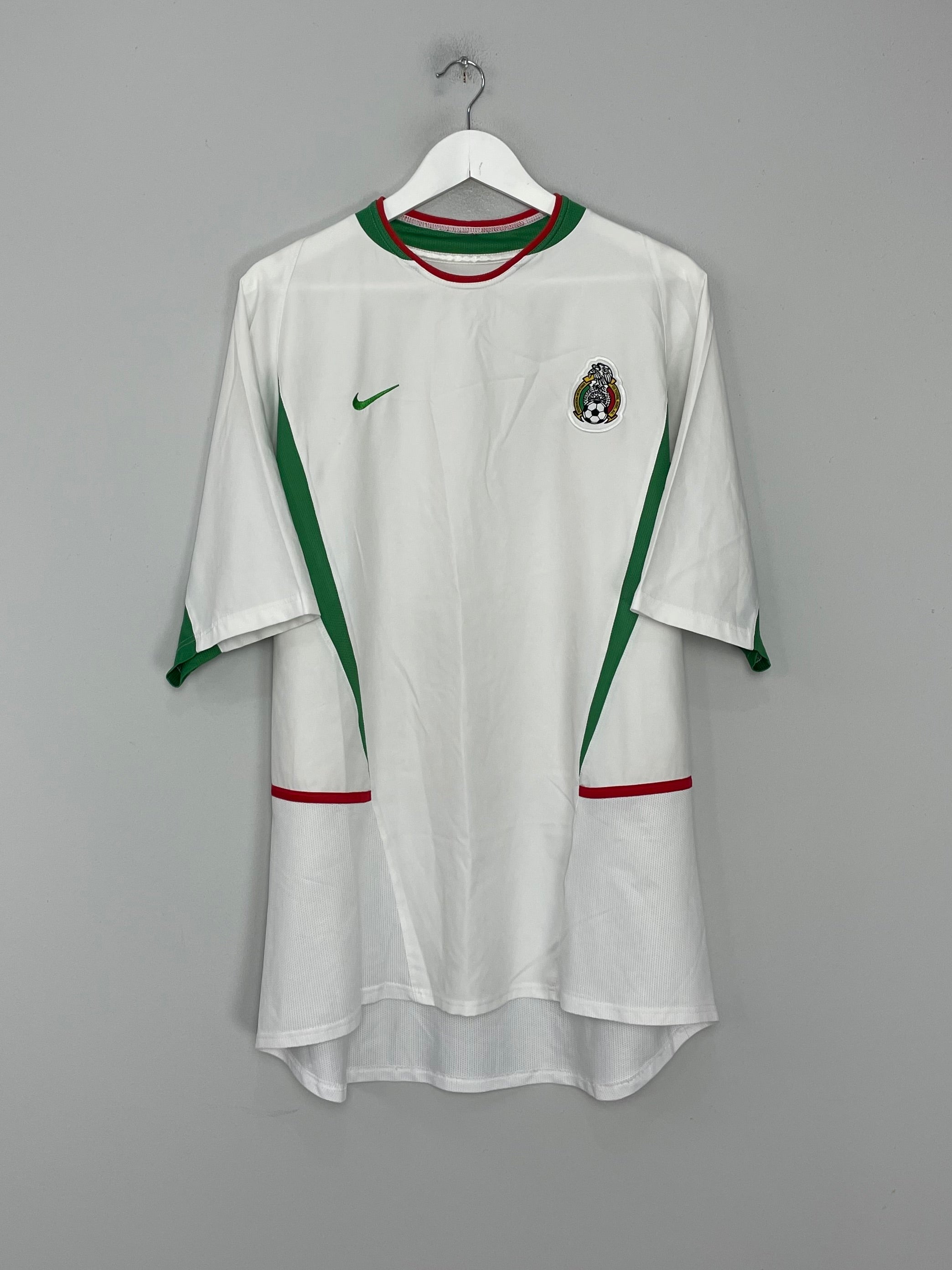 Shop 2002/04 MEXICO AWAY SHIRT (XL) NIKE, classic football shirts, vintage football shirts & retro soccer jerseys at Cult Kits