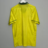 Shop 1994/96 BRAZIL HOME SHIRT (M) UMBRO, classic football shirts, vintage football shirts & retro soccer jerseys at Cult Kits