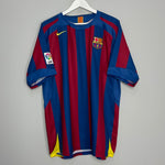 Shop 2005/06 BARCELONA MESSI #30 HOME SHIRT (L) NIKE, classic football shirts, vintage football shirts & retro soccer jerseys at Cult Kits