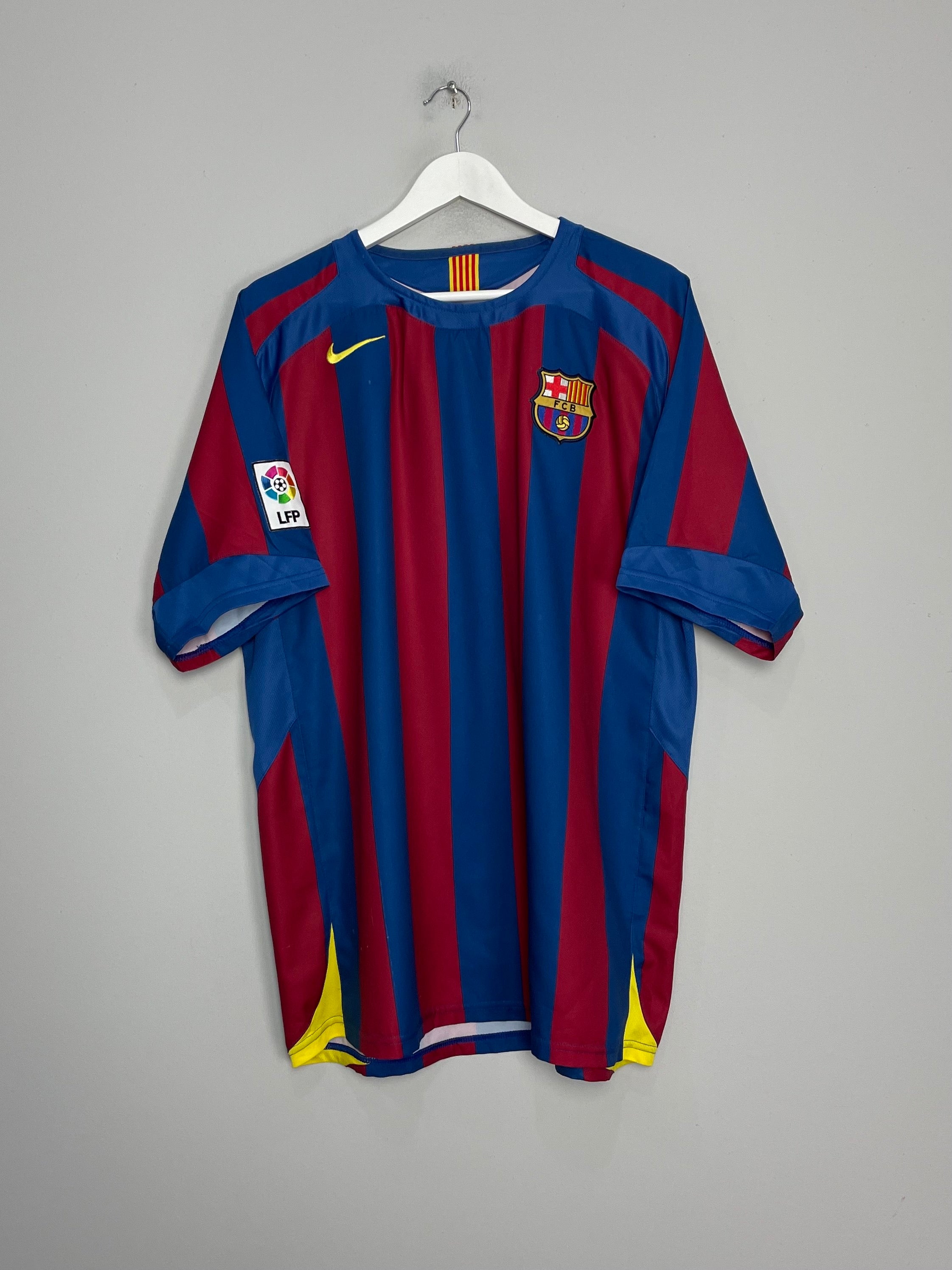 Shop 2005/06 BARCELONA MESSI #30 HOME SHIRT (L) NIKE, classic football shirts, vintage football shirts & retro soccer jerseys at Cult Kits