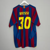 Shop 2005/06 BARCELONA MESSI #30 HOME SHIRT (L) NIKE, classic football shirts, vintage football shirts & retro soccer jerseys at Cult Kits