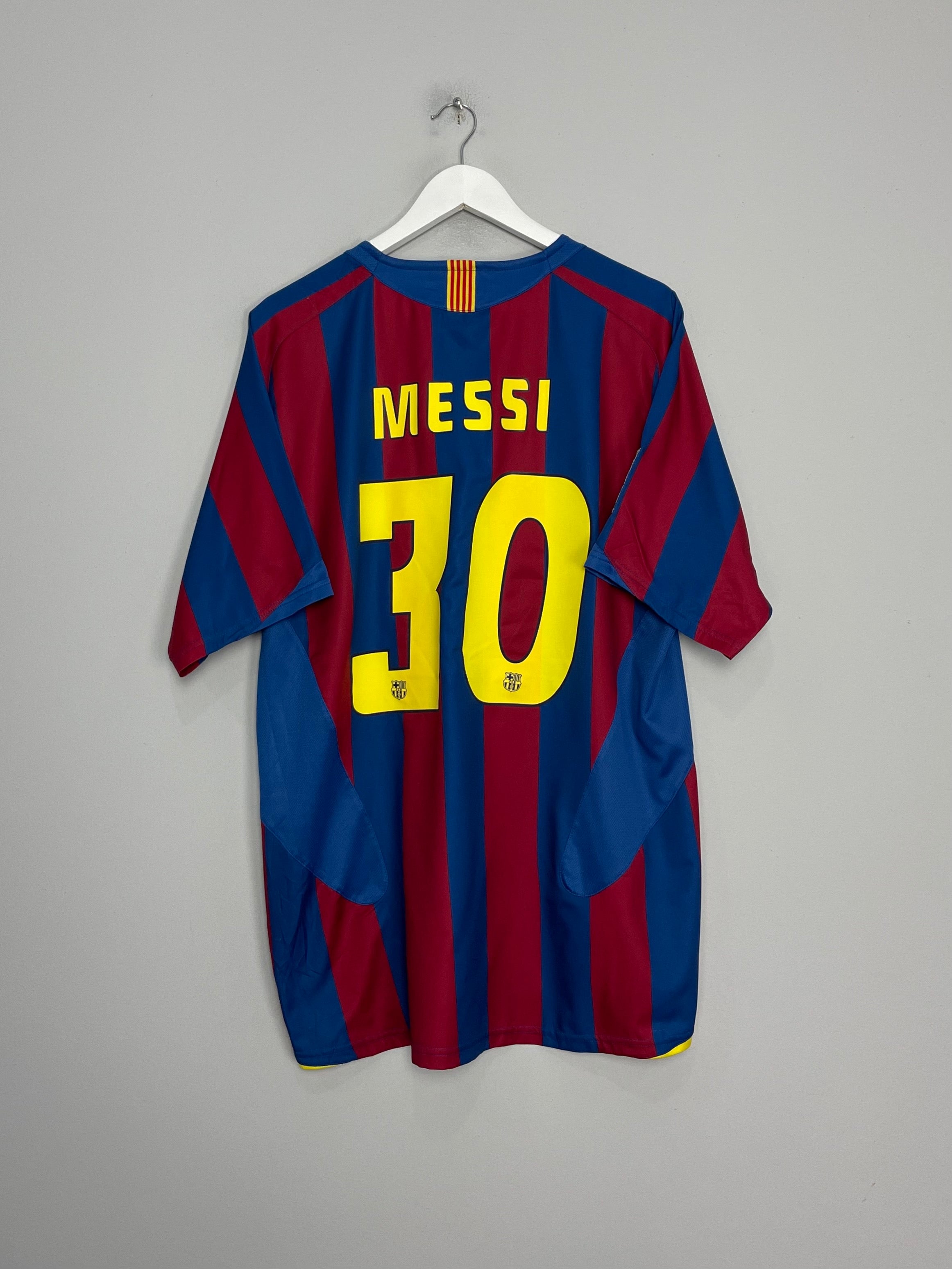 Shop 2005/06 BARCELONA MESSI #30 HOME SHIRT (L) NIKE, classic football shirts, vintage football shirts & retro soccer jerseys at Cult Kits