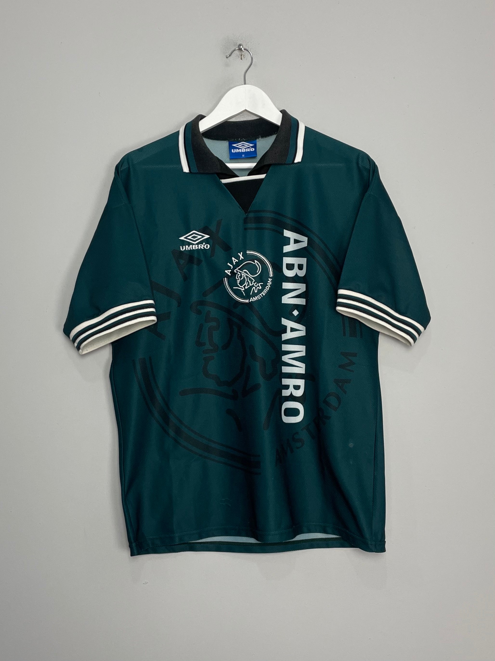 Shop 1995/96 AJAX AWAY SHIRT (M) UMBRO, classic football shirts, vintage football shirts & retro soccer jerseys at Cult Kits