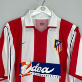 2001/02 ATLETICO MADRID F.TORRES #9 *MINT* HOME SHIRT (L) NIKE