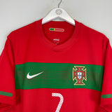 2010/11 PORTUGAL RONALDO #7 HOME SHIRT (L) NIKE
