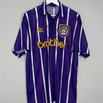 1992/94 MANCHESTER CITY AWAY SHIRT (XL) UMBRO