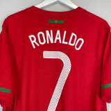 2010/11 PORTUGAL RONALDO #7 HOME SHIRT (L) NIKE