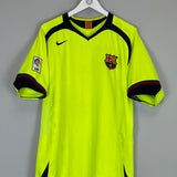 Shop 2005/06 BARCELONA RONALDINHO #10 AWAY SHIRT (XL) NIKE, classic football shirts, vintage football shirts & retro soccer jerseys at Cult Kits