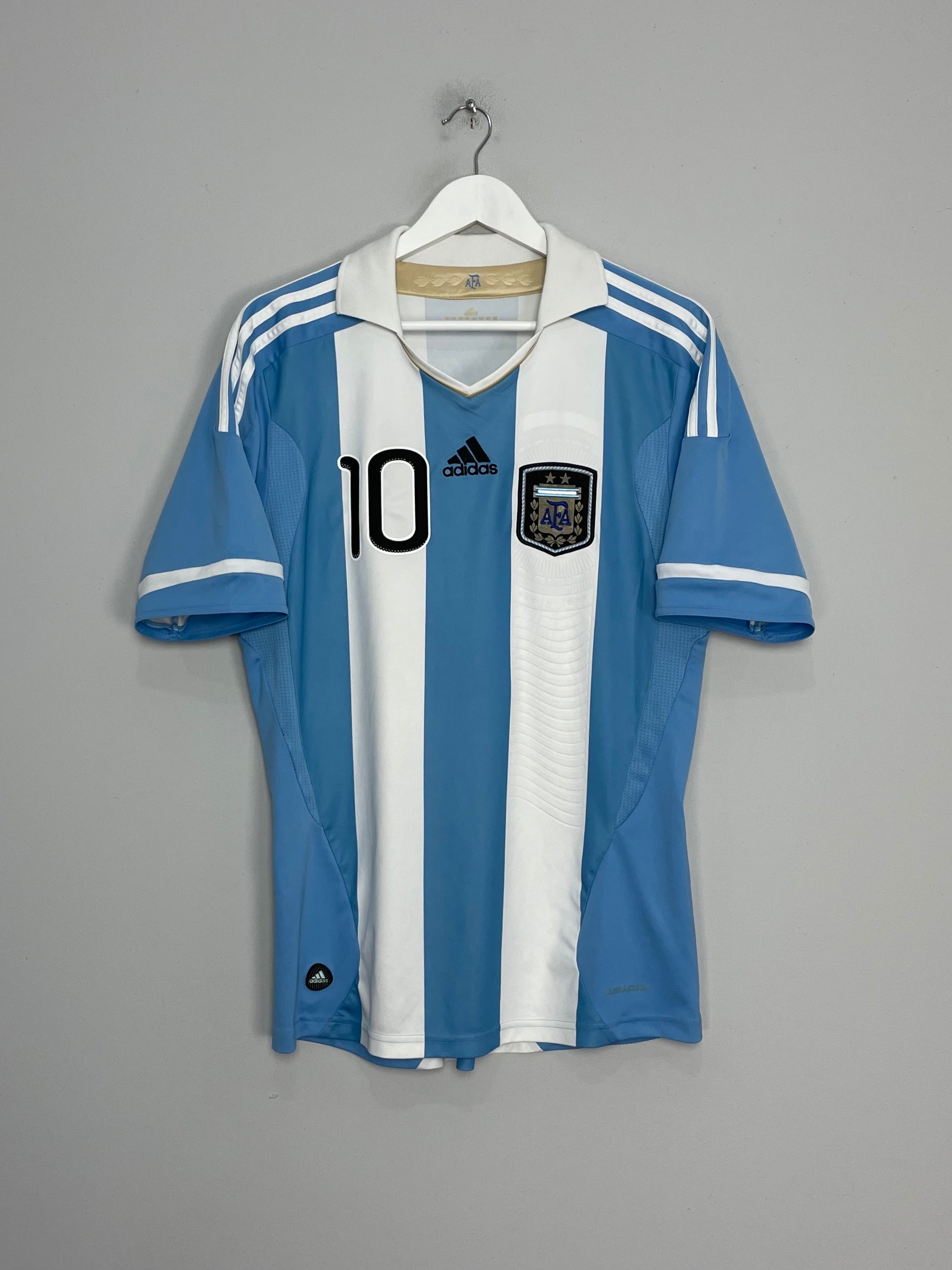 Shop 2011/13 ARGENTINA MESSI #10 HOME SHIRT (M) ADIDAS, classic football shirts, vintage football shirts & retro soccer jerseys at Cult Kits