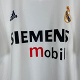 2002/03 REAL MADRID RAUL #7 *CENTENARY* HOME SHIRT (XL) ADIDAS