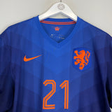 2014/15 NETHERLANDS MEMPHIS #21 AWAY SHIRT (XL) NIKE