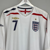 2007/09 ENGLAND BECKHAM #7 HOME SHIRT (XXXL) UMBRO