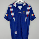 Shop 1996/98 FRANCE HOME SHIRT (L) ADIDAS, classic football shirts, vintage football shirts & retro soccer jerseys at Cult Kits