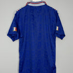 Shop 1996/98 FRANCE HOME SHIRT (L) ADIDAS, classic football shirts, vintage football shirts & retro soccer jerseys at Cult Kits