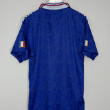 Shop 1996/98 FRANCE HOME SHIRT (L) ADIDAS, classic football shirts, vintage football shirts & retro soccer jerseys at Cult Kits