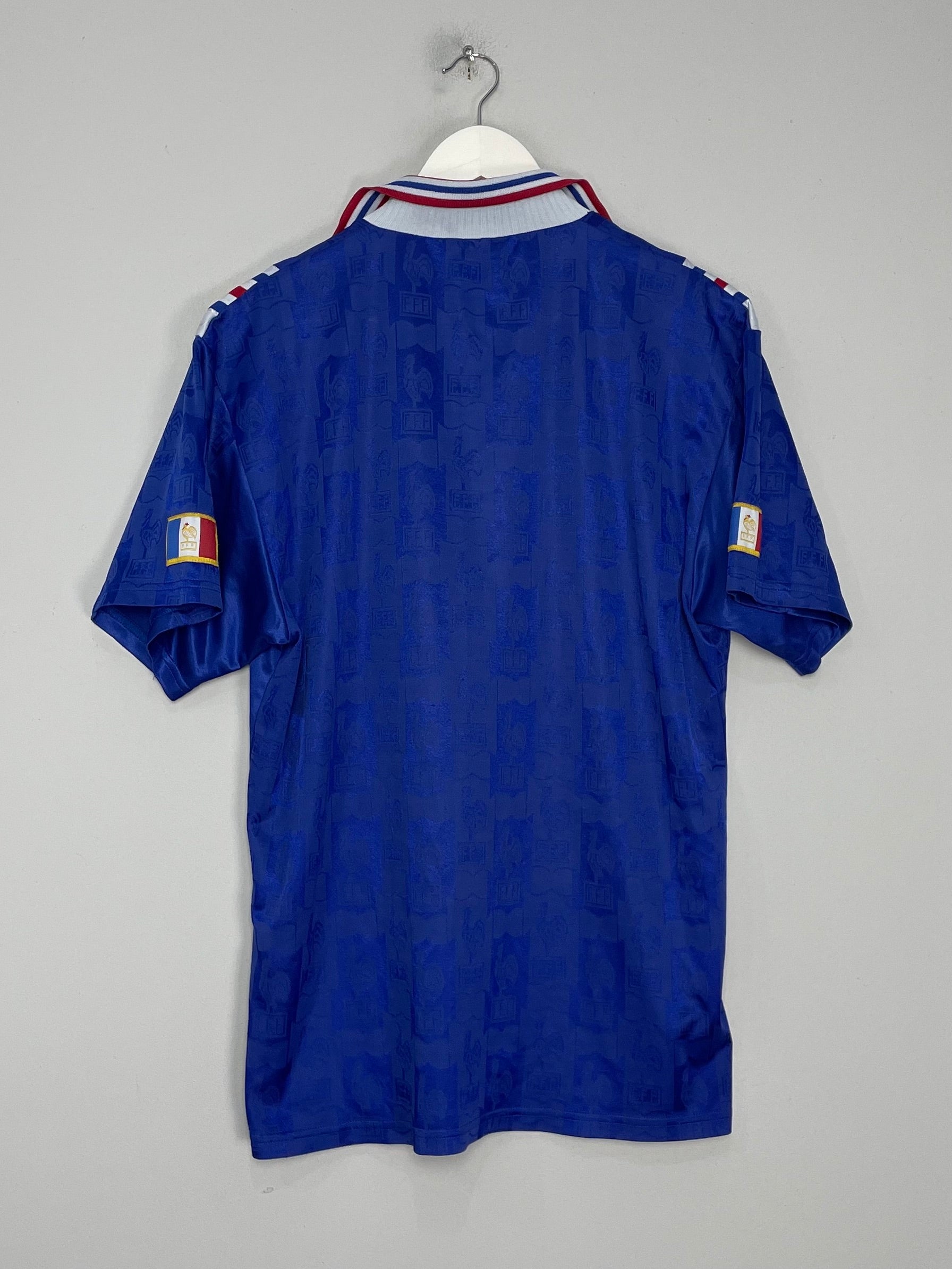 Shop 1996/98 FRANCE HOME SHIRT (L) ADIDAS, classic football shirts, vintage football shirts & retro soccer jerseys at Cult Kits