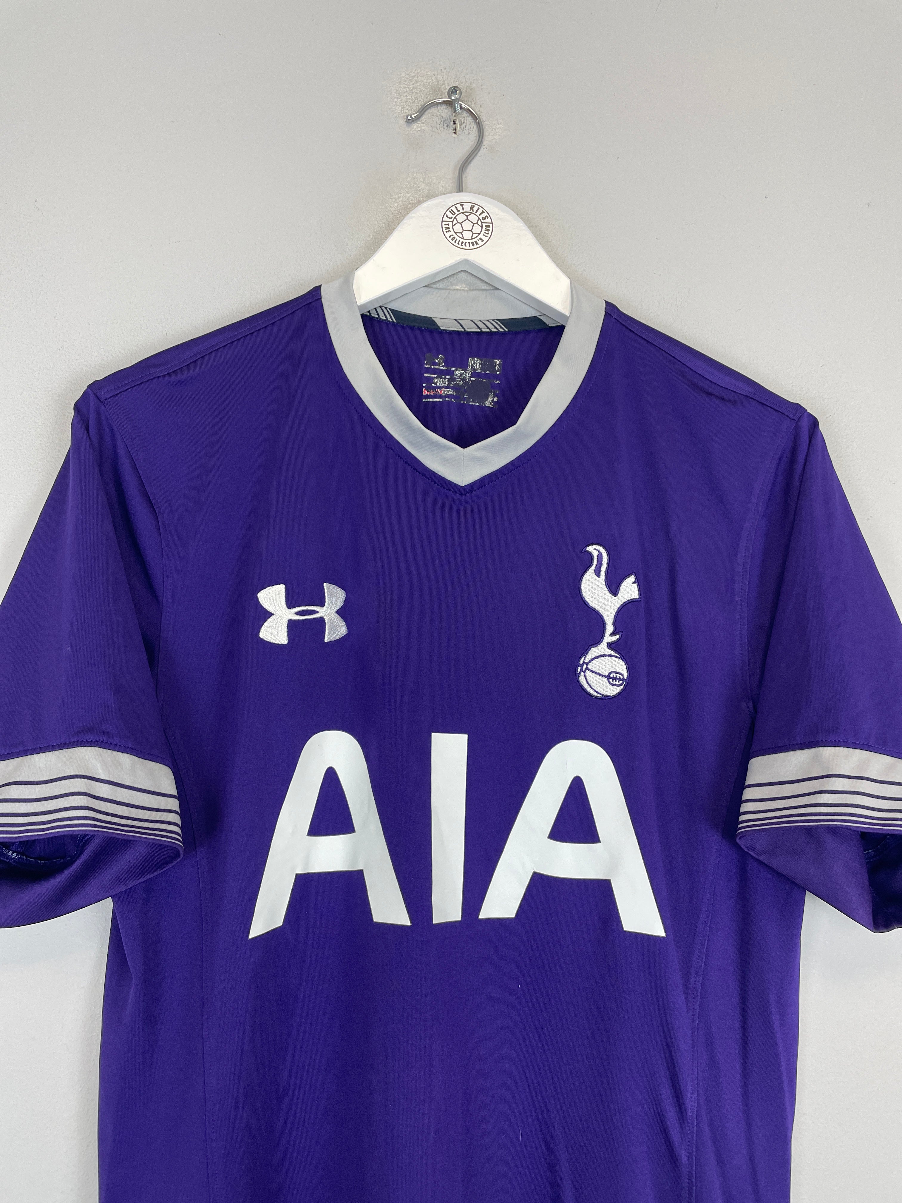 Shop 2015/16 TOTTENHAM DEMBELE #19 THIRD SHIRT (M) UNDER ARMOUR, classic football shirts, vintage football shirts & retro soccer jerseys at Cult Kits