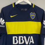 2017/18 BOCA JUNIORS HOME SHIRT (M) NIKE