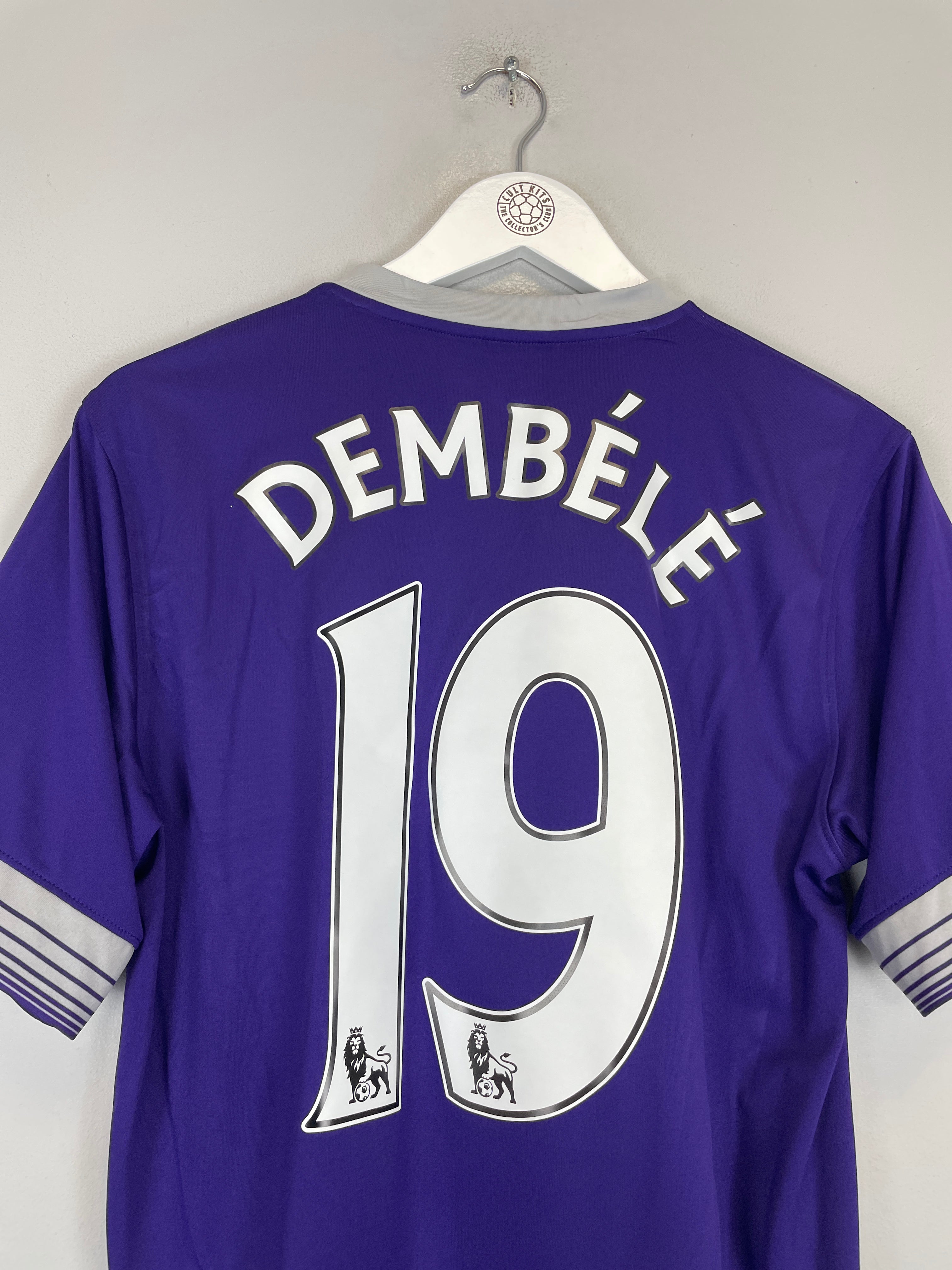 Shop 2015/16 TOTTENHAM DEMBELE #19 THIRD SHIRT (M) UNDER ARMOUR, classic football shirts, vintage football shirts & retro soccer jerseys at Cult Kits