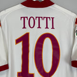 2009/10 ROMA TOTTI #10 AWAY SHIRT (M) KAPPA