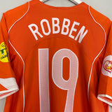 2004/06 NETHERLANDS ROBBEN #19 HOME SHIRT (L) NIKE