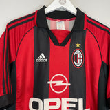 1998/99 AC MILAN BOBAN #10 HOME SHIRT (M) ADIDAS
