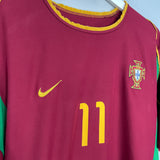 Shop 2002/04 PORTUGAL RONALDO #11 HOME SHIRT (XL) NIKE, classic football shirts, vintage football shirts & retro soccer jerseys at Cult Kits