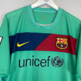 2010/11 BARCELONA MESSI #10 AWAY SHIRT (XL) NIKE