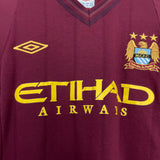 Shop 2012/13 MANCHESTER CITY L/S AWAY SHIRT (S) UMBRO, classic football shirts, vintage football shirts & retro soccer jerseys at Cult Kits