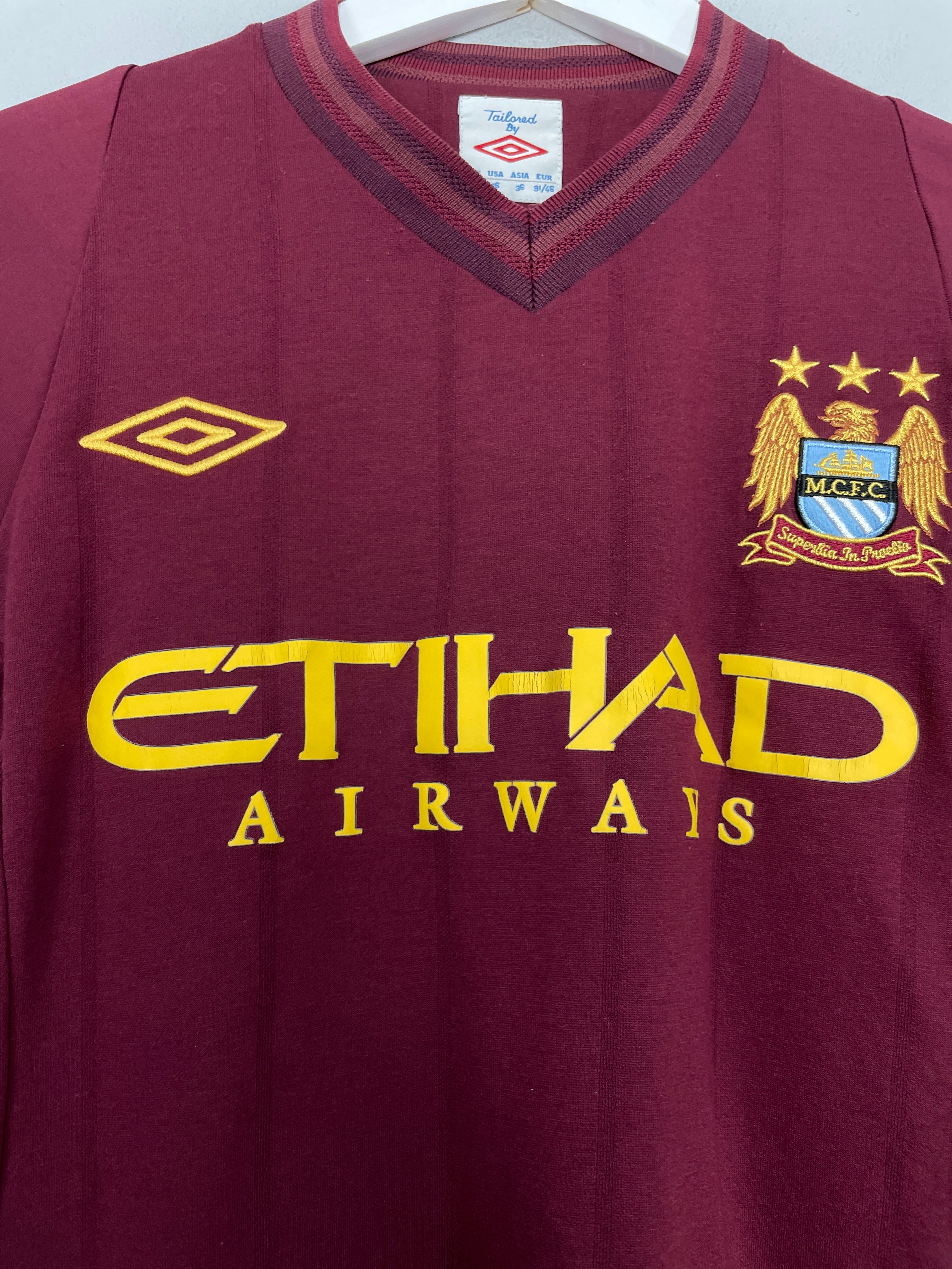 Shop 2012/13 MANCHESTER CITY L/S AWAY SHIRT (S) UMBRO, classic football shirts, vintage football shirts & retro soccer jerseys at Cult Kits