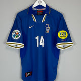 Shop 1996/97 ITALY DEL PIERO #14 HOME SHIRT (L) NIKE, classic football shirts, vintage football shirts & retro soccer jerseys at Cult Kits