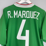 Shop 2003/04 MEXICO R.MARQUEZ #4 HOME SHIRT (L) NIKE, classic football shirts, vintage football shirts & retro soccer jerseys at Cult Kits
