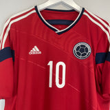 2014/15 COLOMBIA JAMES #10 AWAY SHIRT (L) ADIDAS