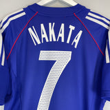 2002 JAPAN NAKATA #7 HOME SHIRT (L) ADIDAS