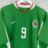 2003/04 MEXICO J.BORGETTI #9 HOME SHIRT (L) NIKE